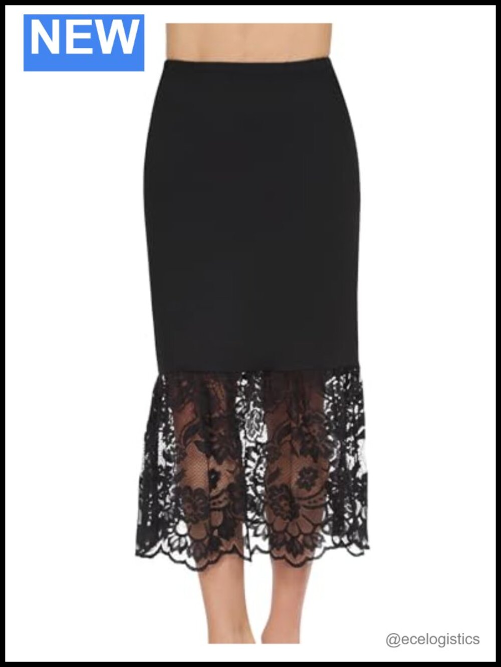 Women's Half Slip Lace Trim Under Dress Skirt Extender 95% Polyester 5% Spandex